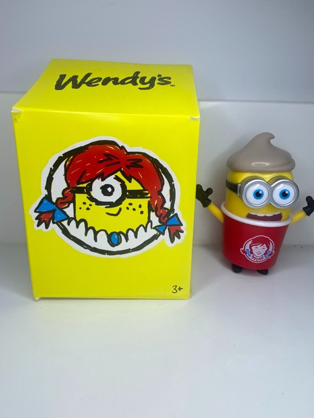 Wendy’s x Minions 2026 Frosty Cup Mini Figure #2 With Box Collectible